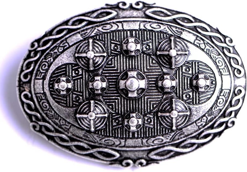 LANGHONG Norse Viking Brooch For Men Turtle Brooch Talisman Jewelry, Gift For Men - Image 1
